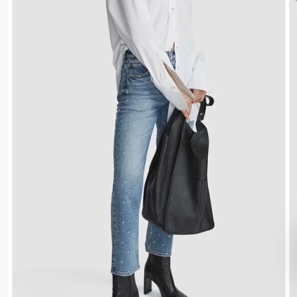 Melanie Line Sparkl Stud Embellished Slim Fit Jeans S - Picture 3 of 10